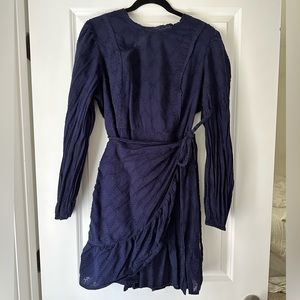 J. Crew Eyelet Wrap Dress